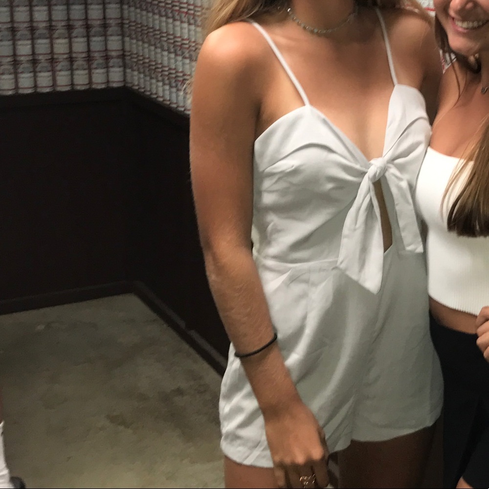 Forever 21 Tie Front Romper